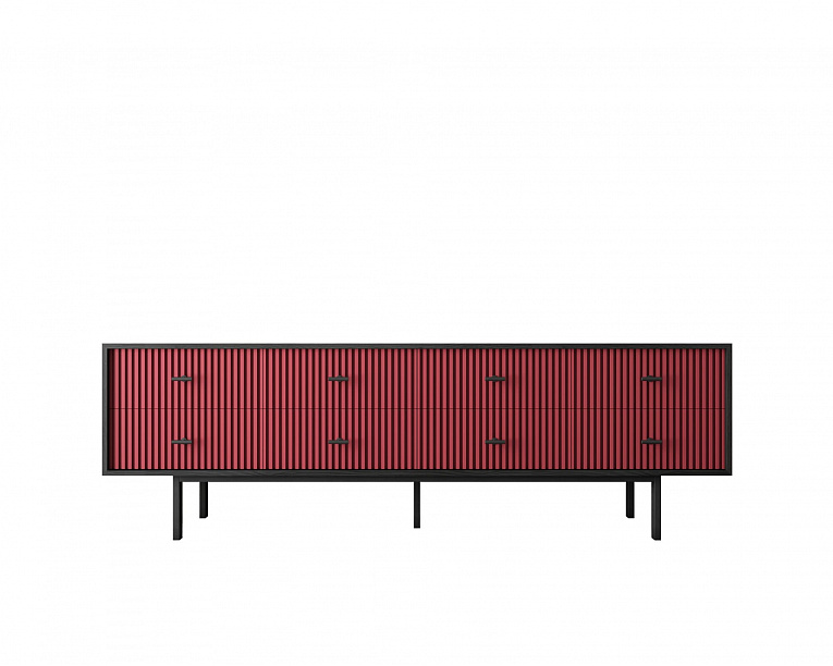 Комод Этажерка Emerson (Эмерсон) Red (Ред) EM03/red/L