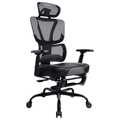 Кресло компьютерное BRABIX PREMIUM Venom GM-530 Черный/Серый 532951