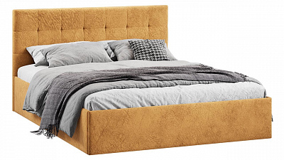 Кровать 160х200 Джоли ТриЯ микровелюр Wellmart Yellow