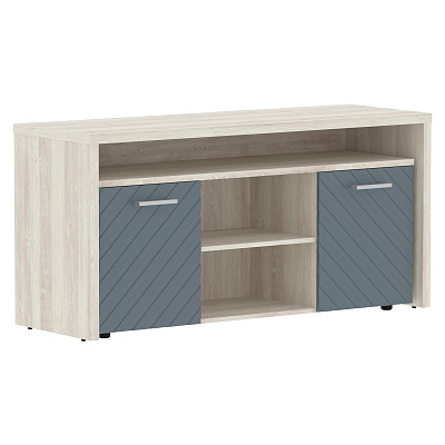 Тумба с фригобаром Skyland TORR Люкс (TORR Lux) TLTF-3D Серо-Голубой / Сосна Эдмонт Z