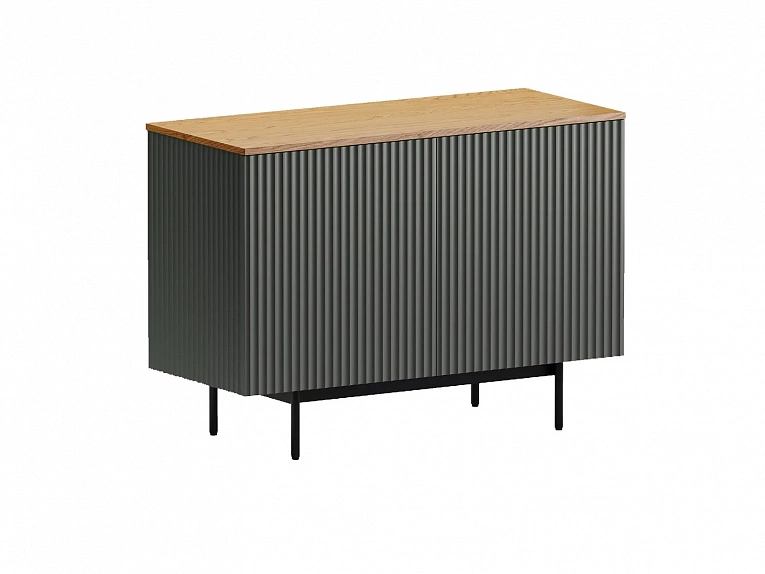 Сервант OgogoHome Mikko темно-зеленый дуб 903348