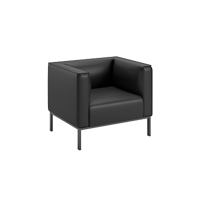 Кресло Pointex Мичиган (Michigan) MCH36510001 черный экокожа